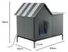 Beheizbares Katzenhaus # BK16 wetterfestes Haustierhaus für Produktbild-Vorschau 5