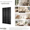 Étagère bibliothèque Christel 180 x 102 x 23,5cm - noir Voir les images du produit 5