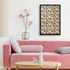 MuchoWow® MuchoWow® Gerahmtes Poster Blumen - Collage - Produktbild-Vorschau 6