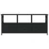 vidaXL Szafka pod TV czarna 102x33x45 cm materiał Podgląd zdjęcia produktu 3