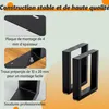 GIHAUVIA, lot de 2 pieds de table 40 × 43 cm, piètement de Voir les images du produit 5