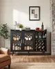 Armoire à vin VEVOR avec supports à verres, buffet-vitrine Voir les images du produit 7
