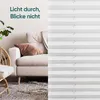 Plissee ohne Bohren, Weiß 85x200cm Sichtschutz Faltrollo Produktbild-Vorschau 3