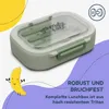 Schmatzfatz Lunchbox, Unterteilte Brotdose für Erwachsene & Produktbild-Vorschau 7