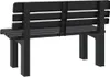 Design Gartenbank Anthrazit 110x52x71 cm Polypropylen, Produktbild-Vorschau 6