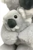 Plüschtier Koala mit Baby 50 cm Grau – Großes Kuscheltier Produktbild-Vorschau 4