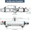Badewannenarmatur, Wannenarmatur, Duscharmatur, Wasserhahn Produktbild-Vorschau 8