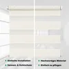 Doppelrollo Vanille 75x150cm Klemm-Fix - System Click Produktbild-Vorschau 2