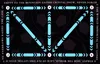 An abstract diagram with numbered points and directional arrows, overlaid on a dark background with a subtle soccer ball pattern. Podgląd zdjęcia produktu