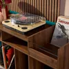sweeek - Zweifarbiger Vintage XL Schallplattenschrank mit Produktbild-Vorschau 6