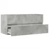 vidaXL Waschbeckenunterschrank Betongrau 100x38,5x45 cm Produktbild-Vorschau 7