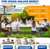 KESSER® Buffettisch Tisch klappbar Kunststoff 183x76 cm Produktbild-Vorschau 3