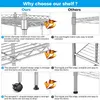 A comparison of two shelving units, highlighting the features of 'Ours' versus 'Others'. Voir les images du produit
