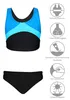 Aquarti Mädchen Sport Bikini Racerback Bustier & Produktbild-Vorschau 7