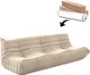 TWSOUL beanbag podlahová pohovka, beanbag pohovka, húsenica Náhľad obrázku produktu 1