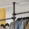 Hängeregal-Teil des SoBuy Garderobenständers KLS04-SCH mit Kleidungsstücken Produktbild-Vorschau