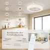 Stropní ventilátor HOMCOM s osvětlením, dálkovým ovládáním Náhled obrázku produktu 8