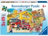 3 x 49 Teile Ravensburger Kinder Puzzle Feuerwehreinsatz Produktbild-Vorschau 6