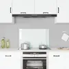 vidaXL Kuchynský obklad mliečno biely 80 x 50 cm tvrdené Náhľad obrázku produktu 1
