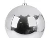 Silbernes Ornament mit Schnee 25 cm Produktbild-Vorschau 2