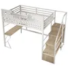 Flieks stapelbed 140x200 cm met USB-poort, hoogslaper met Productafbeelding-voorbeeld 11