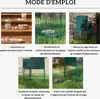 PawHut Piège Vivant Cage Attrape 100 x 25 x 28 cm Piège Voir les images du produit 4