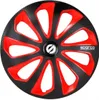 Sparco Radkappen 15 Zoll Sicilia Schwarz Rot Carbon 4tlg Produktbild-Vorschau 9