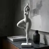 Figura de yoga para mujer, resina brillante, 16x9x45,8 cm, Vista previa de la imagen del producto 8