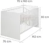 roba Mitwachsendes Gitterbett Lilo 70 x 140 cm - Babybett Produktbild-Vorschau 7