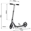 Kickboard Roller Kinderoller Scooter SOKE CITY Grau Produktbild-Vorschau 14