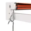 vidaXL Marquise rétractable Orange et brun 3,5x2,5 m Tissu Voir les images du produit 9