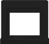 vidaXL Kaminumrandung Schwarz Eichen-Optik 100x30x87,5cm Produktbild-Vorschau 5