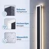 MasterLED LED Außenwandleuchte IP65 120cm Schwarz, Moderne Produktbild-Vorschau 4
