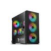 SAVIO PC Case Raptor X1 ARGB Glass/Mesh Schwarz Produktbild-Vorschau 4
