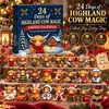 Adventskalender 24 Tage Highland Cow Magic 24 Sammelfiguren Produktbild-Vorschau 3