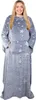 Verk 24307 Coperta in pile con maniche a stella grigio Anteprima dell’immagine prodotto 2