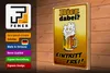 Holzschild  Bier dabei Eintritt frei, 40x30 cm, Produktbild-Vorschau 3
