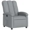 A light gray fabric recliner chair is shown against a white background. Náhľad obrázku produktu
