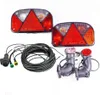 A set of trailer lights and wiring kit laid out on a white background. Produktbild-Vorschau
