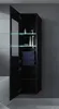 Armoire de rangement Rio Hauteur 131 cm Noir brillant - Voir les images du produit 3