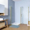 80x100x195cm Nano+ESG Sicherheitsglas Duschkabine Produktbild-Vorschau 4