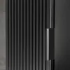 Badmöbel Hochschrank 1-türig ADELAIDE-56-BLACK  in matt Produktbild-Vorschau 4