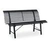 Zahradní lavička Relaxdays, 2místná, rozměry: 79 x 130 x 75 Náhled obrázku produktu 1