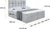 ALTDECOR Boxspringbett mit Matratze und Lattenrost  - RICAR Produktbild-Vorschau 5