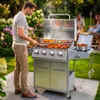 Grill gazowy ogrodowy 14,5kW BERGMANN NL004 5 palników stal Podgląd zdjęcia produktu 3