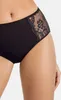 Teyli slip a vita alta in cotone con pizzo floreale Anteprima dell’immagine prodotto 4