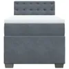 The Living Store Boxspringbett mit Matratze Dunkelgrau Produktbild-Vorschau 7