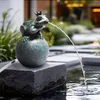 Froschkönig Wasserspeier solarbetrieben – Teichfigur mit Produktbild-Vorschau 3