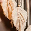 Macramé droomvanger, groot wanddecoratie, handgemaakte Productafbeelding-voorbeeld 3