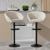 Barhocker 2er-Set Barstuhl aus Leinen Tresenstuhl Produktbild-Vorschau 1